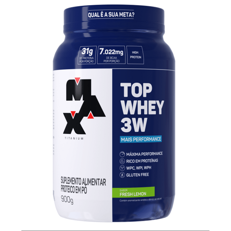 Top Whey 3W + Performance 900G - Max Titanium