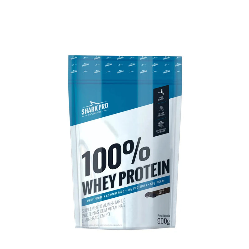 WHEY 100% CONCENTRADO 900GR - SHARK PRO